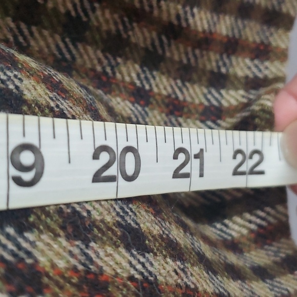 Talbots 3/4 Sleeve Plaid Blazer 100% Wool, Fully Lined, Size 8 - Picture 8 of 8